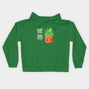 Aloe You Vera Much Kids Hoodie